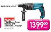 Makita 710W Rotary Hammer Drill (HR2230)-22mm Each