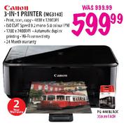 Canon 3-in-1 Printer (MG3140)