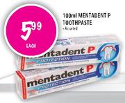 Mentadent P Toothpaste - 100ml Each