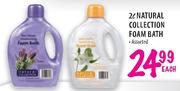 Natural Collection Foam Bath - 2 Ltr Each