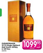 Glenmorangie 18 Yo Single Highland Malt Scotch Whisky In Gift Box-1x750ml