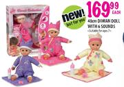 Dimian Doll With 6 Sounds-40cm Each