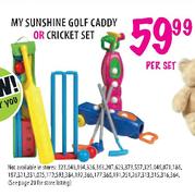 My Sunshine Golf Caddy Or Cricket Set-Per Set