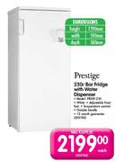 Prestige Bar Fridge With Water Dispenser (PRSW-230)-230l