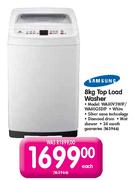 Samsung Top Load Washer-8kg Each