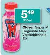 Clover Super M Gegeurde Melk Verskeidenheid-300ml Elk