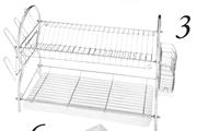 Sakura 2 Tier Dish Rack Each