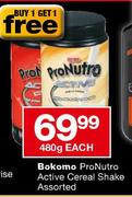 Bokomo Pronutro Active Cereal Shake - 480gm Each