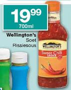 Wellington's Soet Rissiesous - 700ml