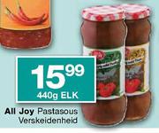 All Joy Pastasous - 440gm Elk
