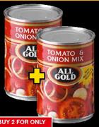All Gold Tomato & Onion Mix-2 x410gm