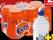 Fanta Cans-6x330ml Per Pack