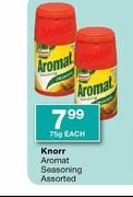 Knorr Aromat Seasoning Assorted-75G Each