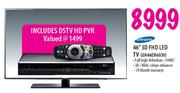Samsung 3D FHD LED TV (UA46EH6030)-46"