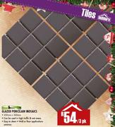 Glazed Porcelain Mosaics (300mmx300mm)-Per 3 Pack