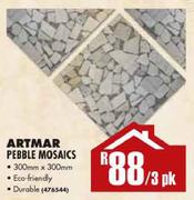 Artmar Pebble Mosaics (300mmx300mm)-Per 3 Pack