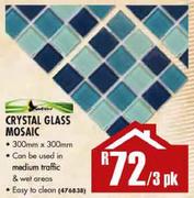 Crystal Glass Mosaic (300mmx300mm)-Per 3 Pack 