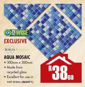 Aqua Mosaic-300mmx300mm Each