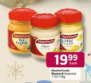 Masterfoods Mustard Assorted-175/170g Each
