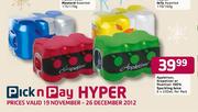 Appletiser, Grapetiser Or Peartiser 100% Sparkling Juice-6x330ml Per Pack 
