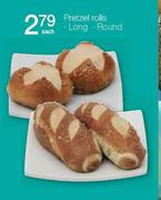 Pretzel Rolls-Long/Round-Each