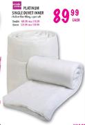 Simple Choice Platinum Single Duvet Inner-Each