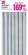 Simple Choice Jacquard Curtain-230x218cm