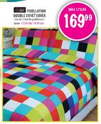 Always Home Pixellation Queen Duvet Cover-Each