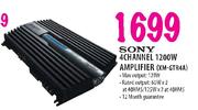 Sony 4 Channel 1200W Amplifier-XM-GTR4A