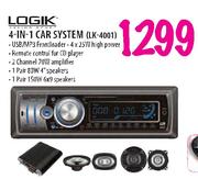 Logik 4-In-1 Car System-LK-4001
