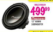 Pioneer 12" 1000W Subwoofer