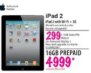 Ipad 2 With Wi-Fi+3G-16GB