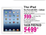 The Ipad With Wi-Fi+Cellular-16GB