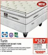Turin Pamper Top Do-Not-Turn Queen Bedset