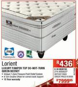 Lorient Luxury Pamper Top Do-Not-Turn Queen Bedset