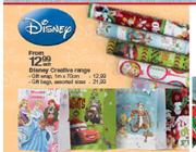 Disney Creative Range Gift Wrap-1mx70cm Each