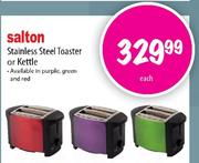 Salton Stainless Steel Toaster Each