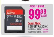 Sandisk 32GB Ultra SDHDC
