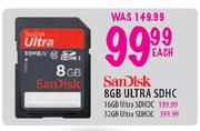 Sandisk 16GB Ultra SDHDC