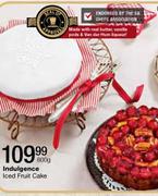 Indulgence Iced Fruit Cake-800g
