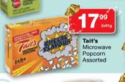  Tait's Microwave Popcorn Assorted-3x91g