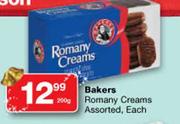 Bakers Romany Creams Assorted-200g Each