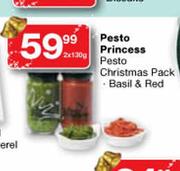 Pesto Princess Pesto Christmas Pack-Basil & Red-2x130g