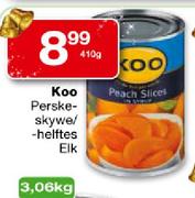 Koo Perskeskywe/Helftes-410g Elk