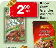 Knorr Stew Granules Assorted-35g Each