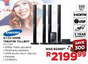 Samsung 5.1 CH Home Theatre Tallboy-HT-E-355K