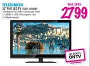 Telefunken FHD LED TV (TLED-32FHDP)-32"