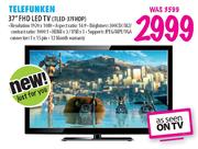 Telefunken 37" FHD LED TV(TLED-37FHDP)