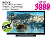 Sony 32" FHD LED TV(KLV-32EX330)