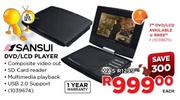 Sansui DVD/LCD Player-9"